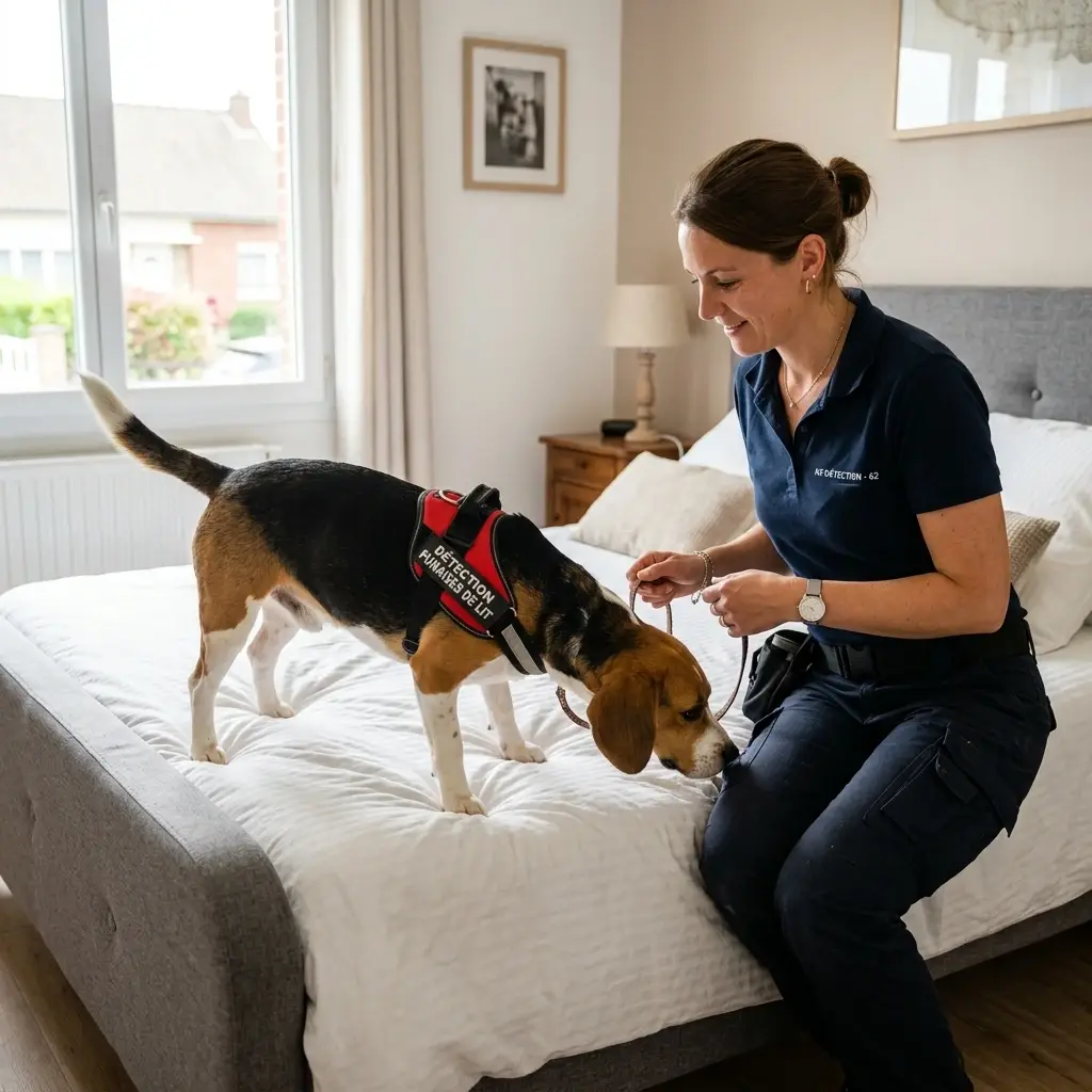 Détection canine punaise de lit Rouvroy (62320)