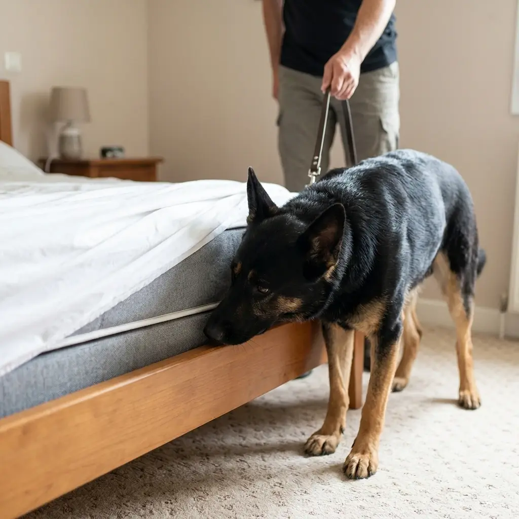 Comment se déroule la détection canine à Guînes ?