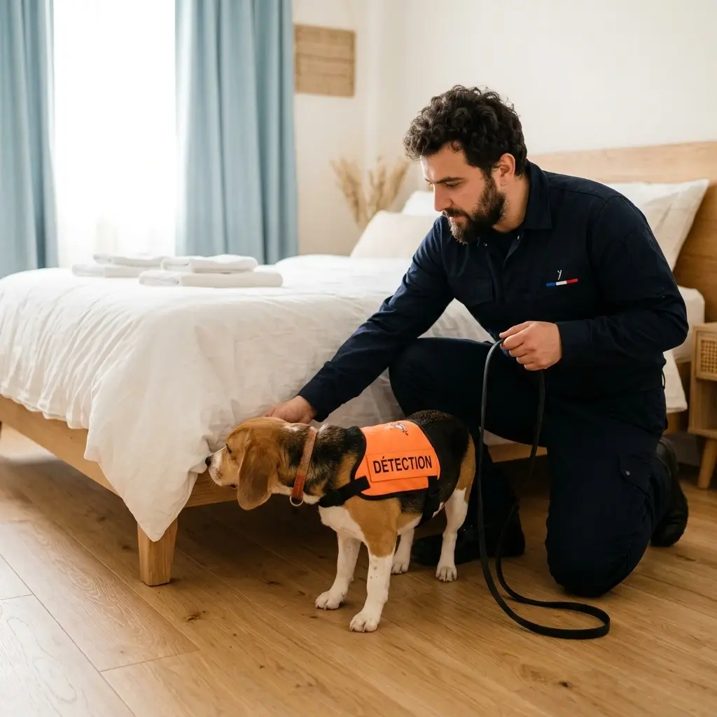 Les bons gestes pour préparer la venue du chien détecteur