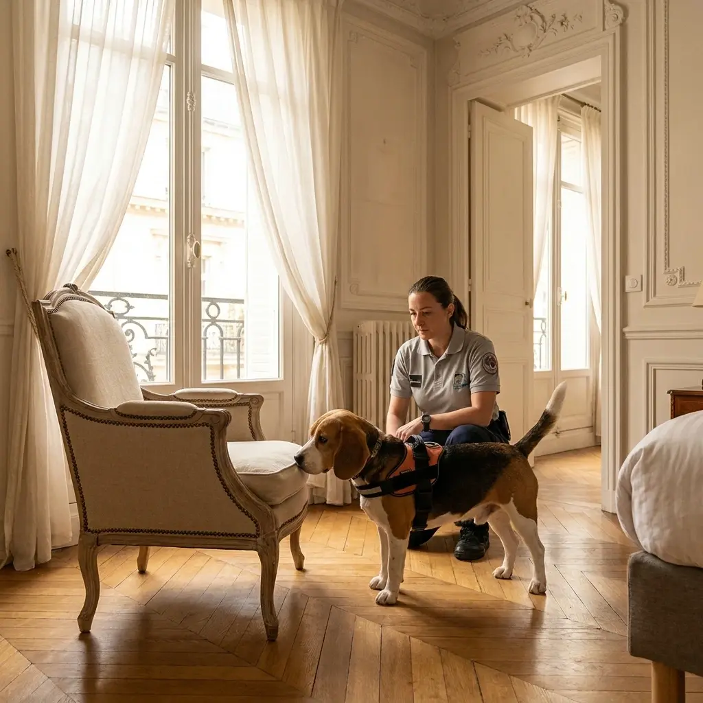Le protocole de détection canine et de traitement