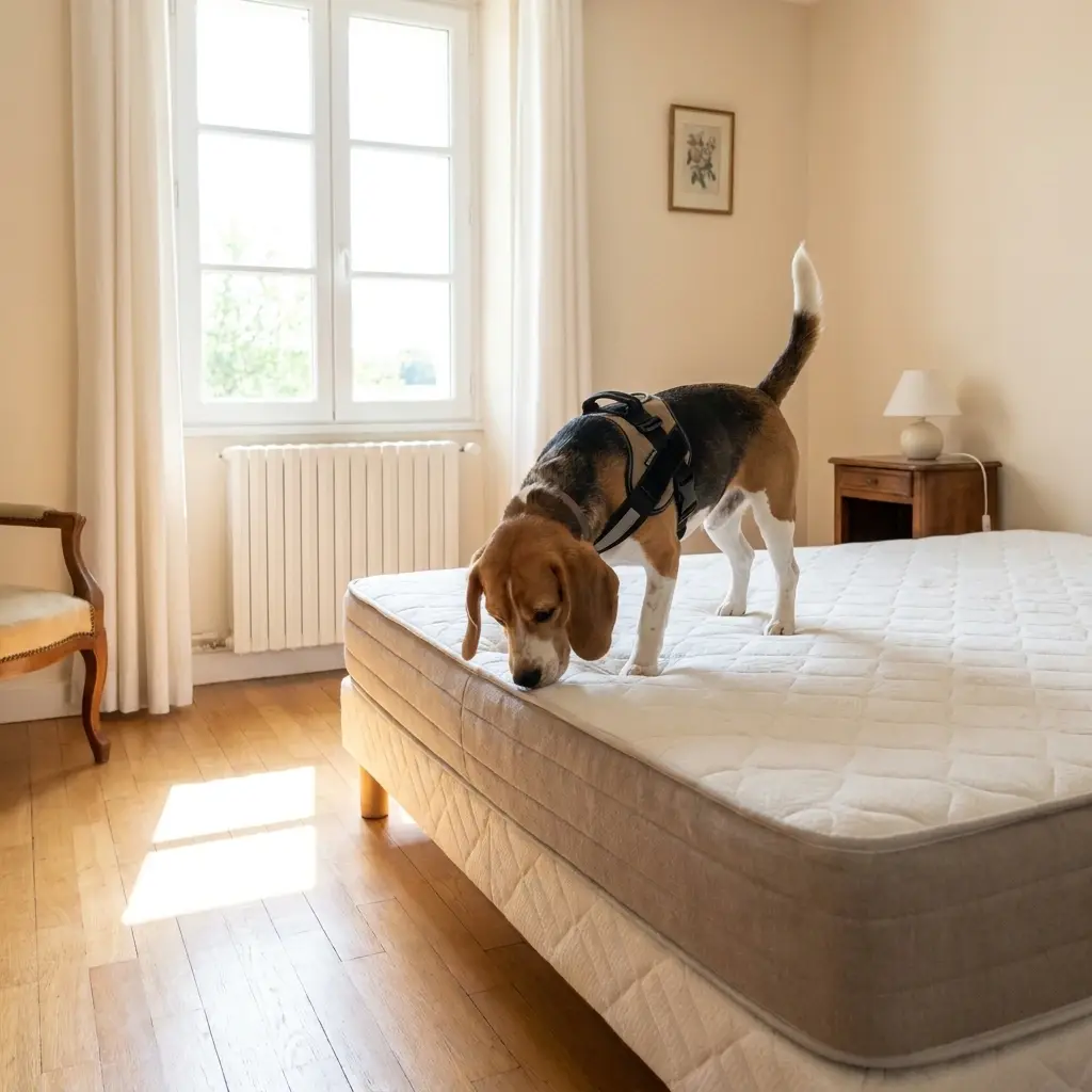 Adopter les bons gestes avant l'arrivée du chien détecteur