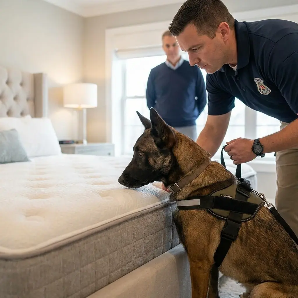 Comment se déroule la recherche canine à Lumbres ?