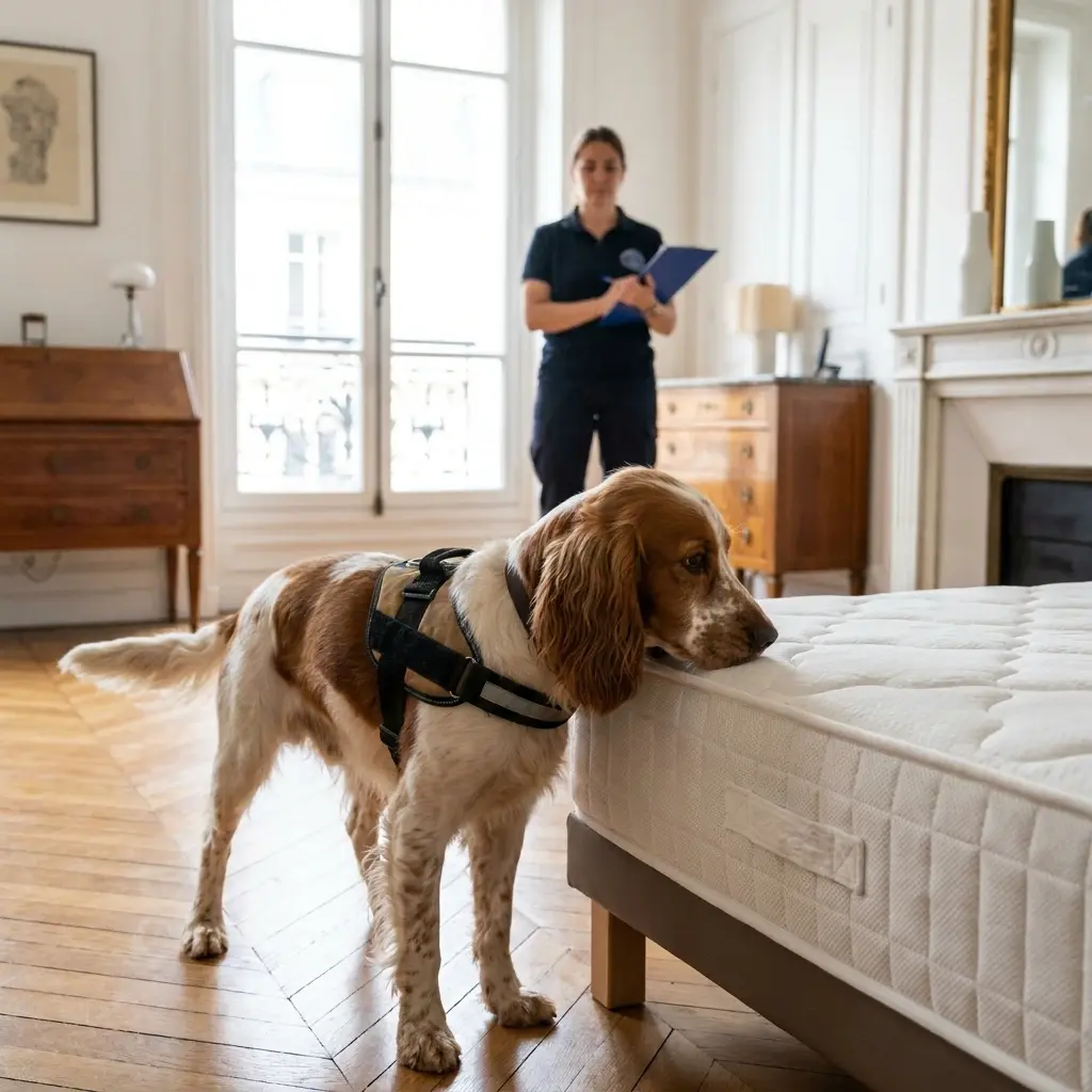 Comment se déroule la détection canine à Hulluch ?