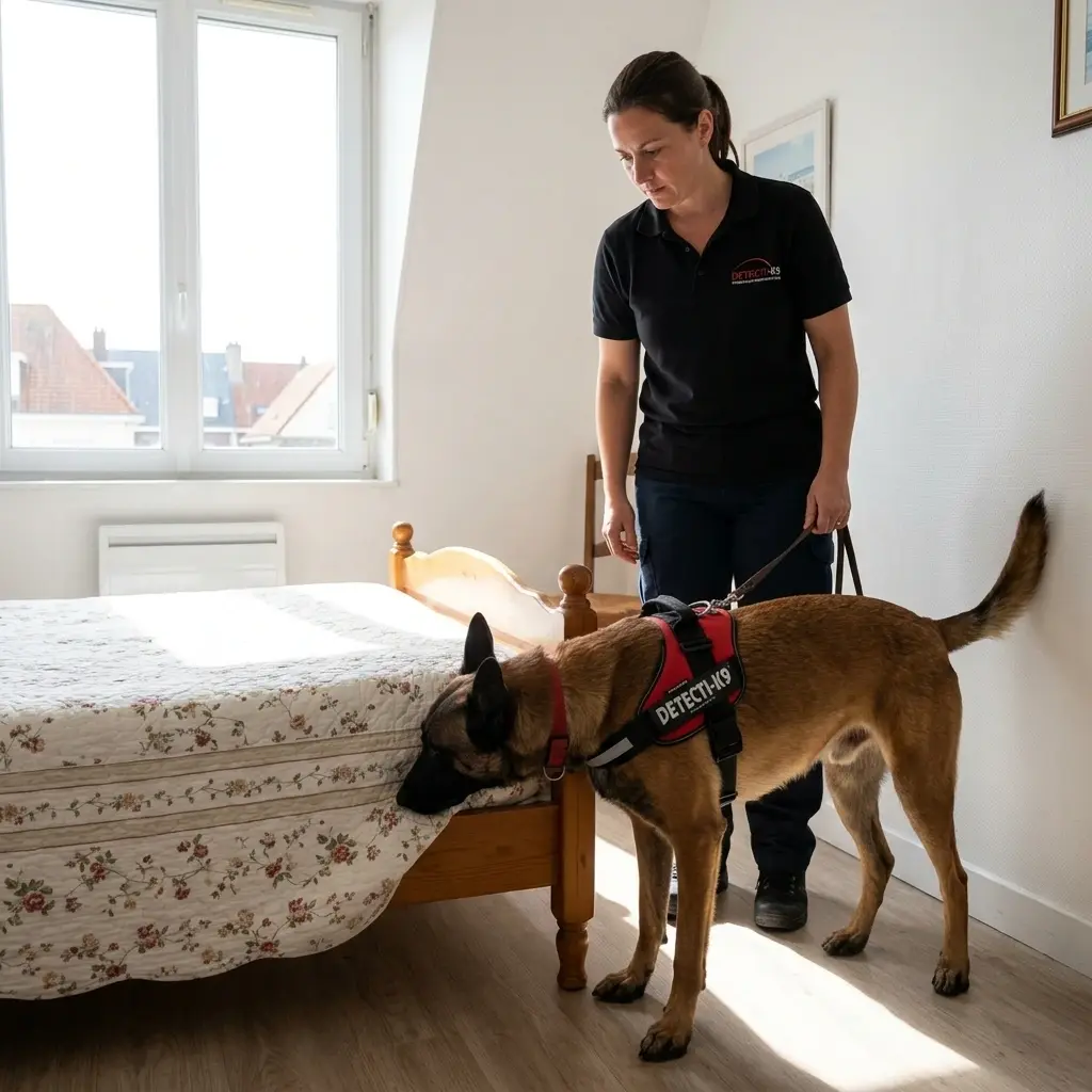 Comment se déroule la détection canine au Portel ?