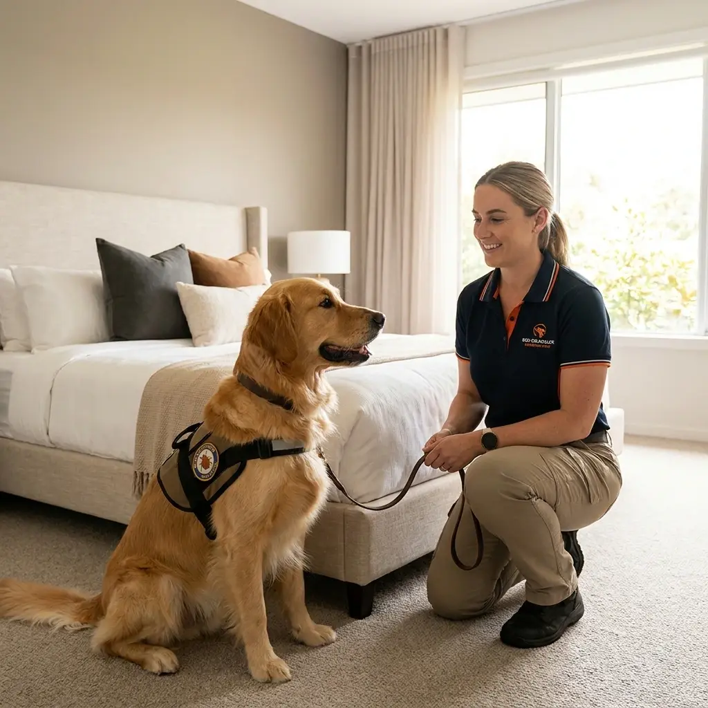 Comment se déroule la détection canine à Hersin-Coupigny ?