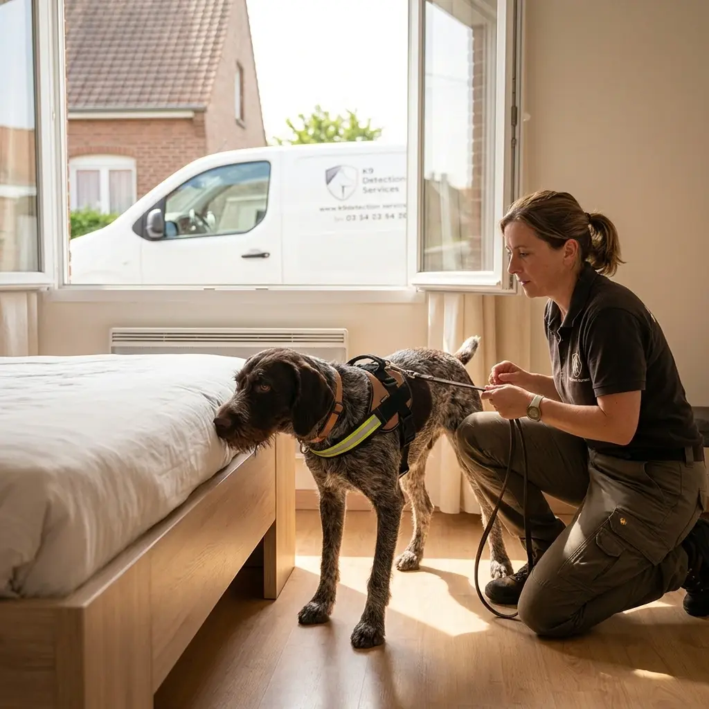 Comment se déroule la détection canine à Marles-les-Mines ?