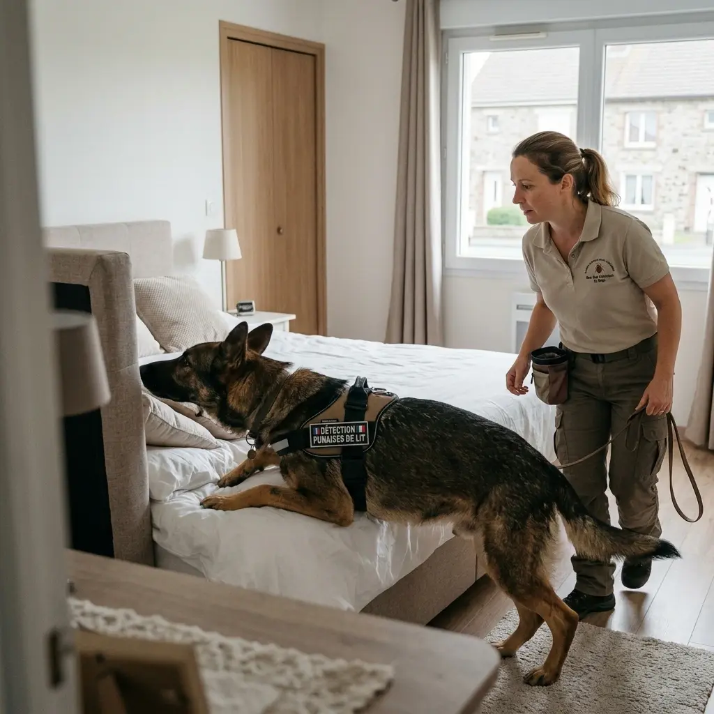Comment se déroule la détection canine à Givenchy-en-Gohelle ?