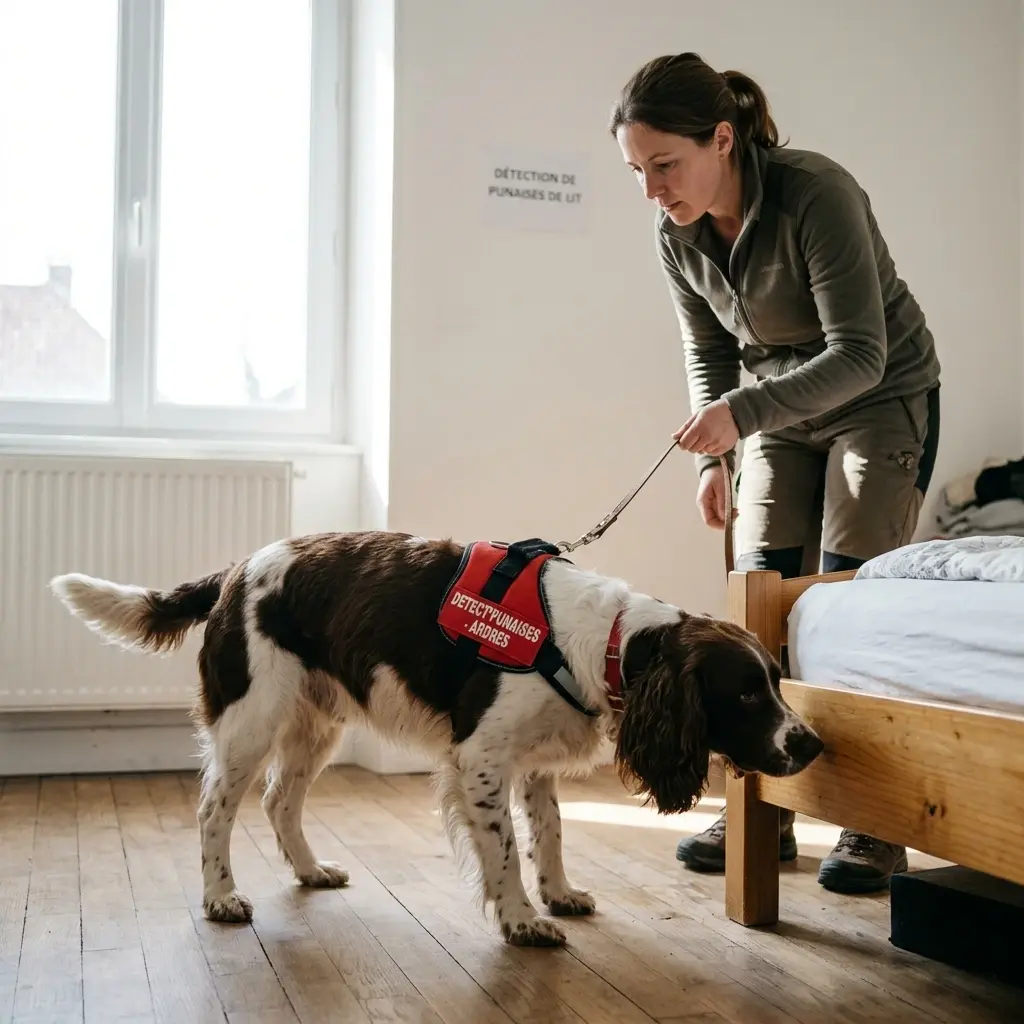 Détection canine punaise de lit Ardres (62610)
