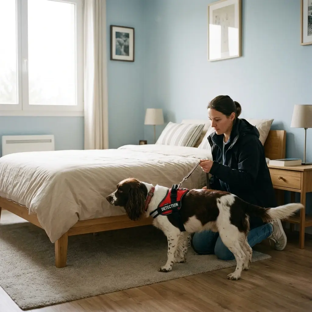 Comment se déroule la détection canine à Montigny-en-Gohelle ?