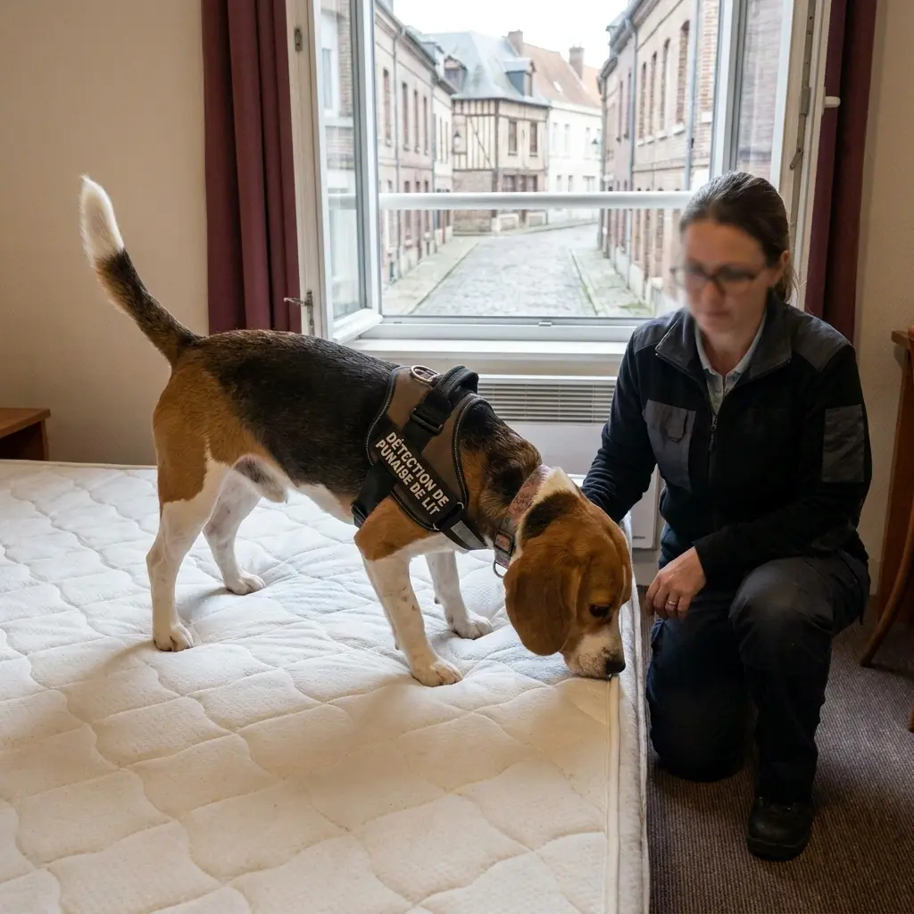 Comment se déroule la détection canine à Mazingarbe ?