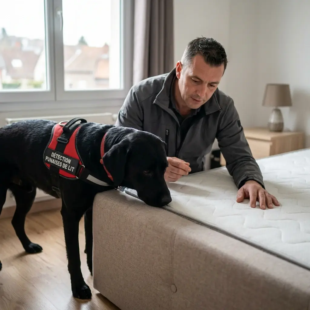 Détection canine punaise de lit Bruay-la-Buissière (62700)