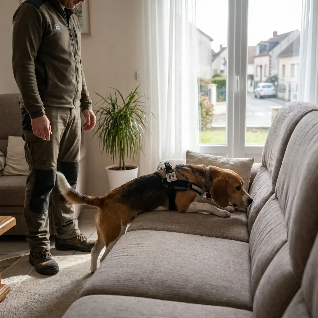 Détection canine punaise de lit Fouquières-lès-Lens (62740)