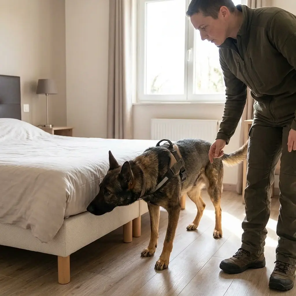 Comment se déroule la détection canine à Loos-en-Gohelle ?