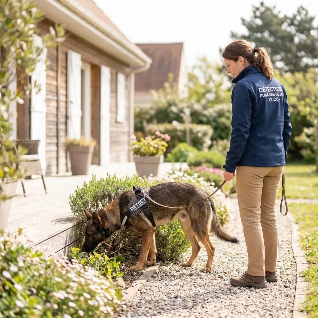 Comment se déroule la détection canine à Cucq ?