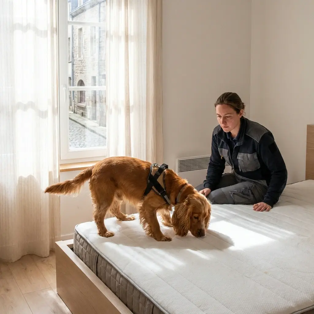 Comment fonctionne la détection canine sur place ?