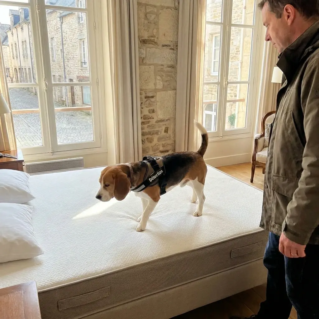 Comment se déroule la détection canine à Libercourt ?
