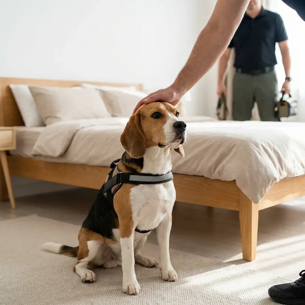 Comment se déroule la détection canine à Éperlecques ?