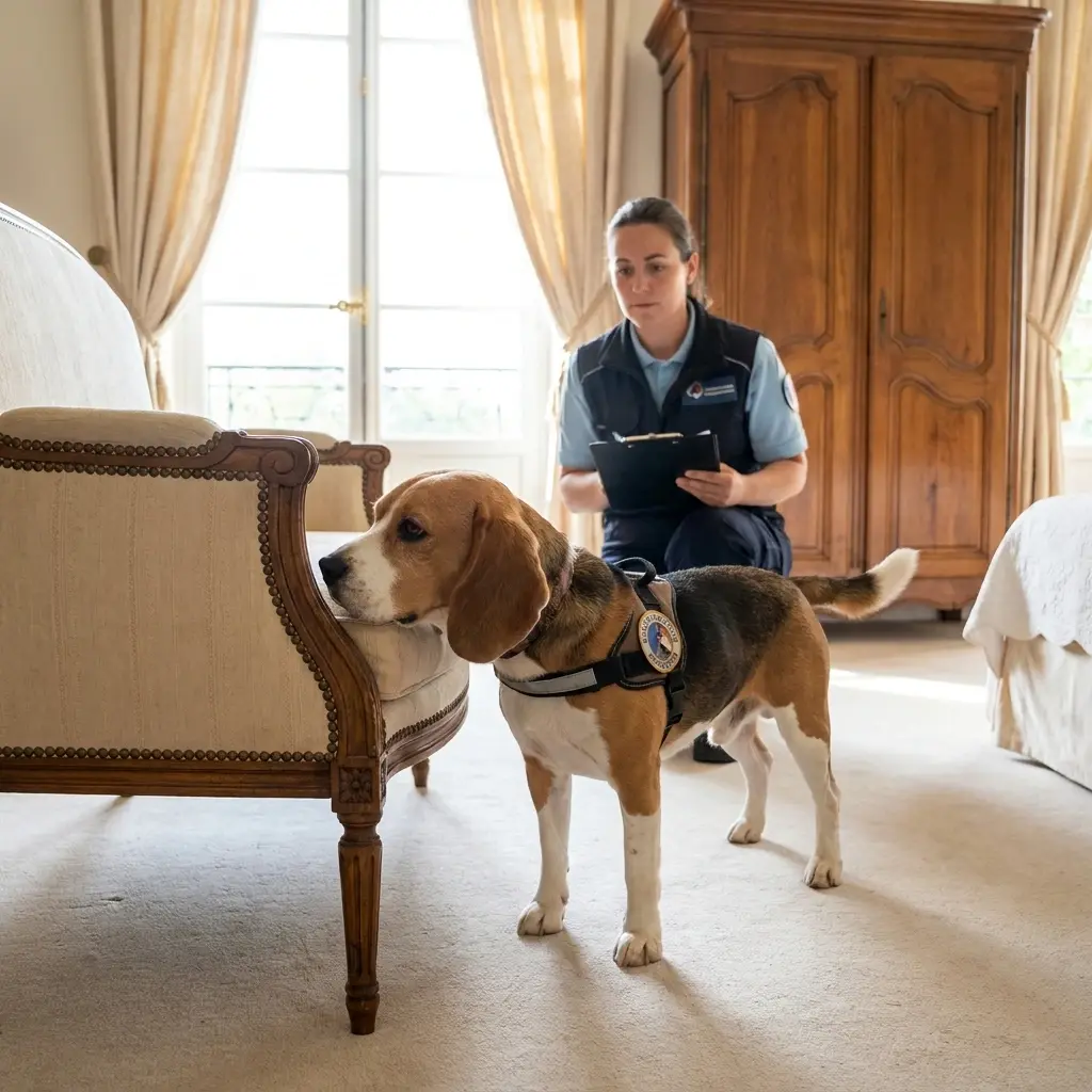 Comment se déroule la recherche canine à Gundershoffen ?