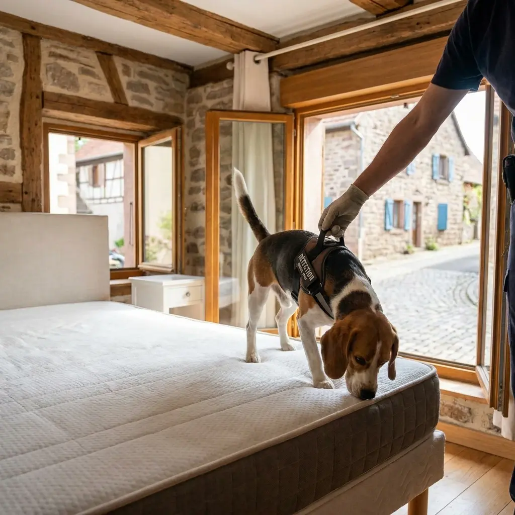 Détection canine punaise de lit Gundershoffen (67110)