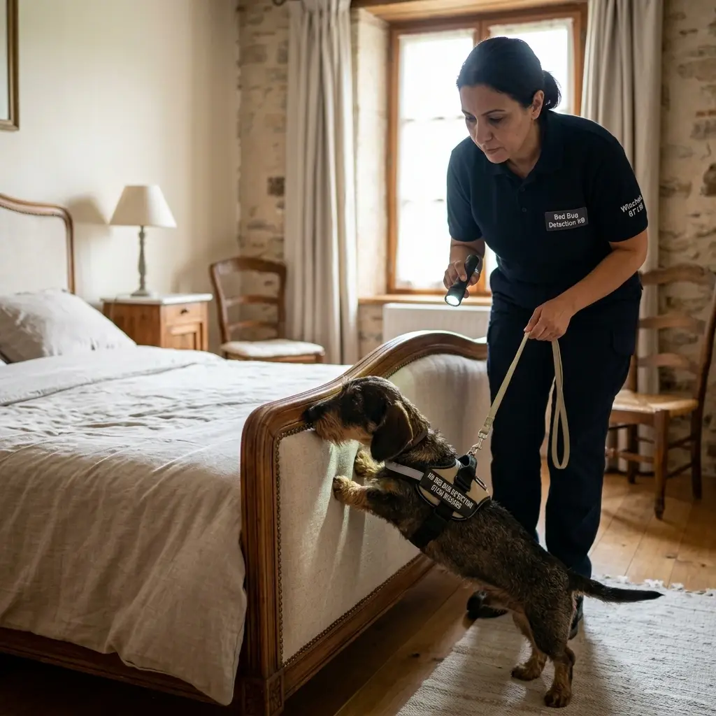 Comment se déroule la détection canine à Wisches ?