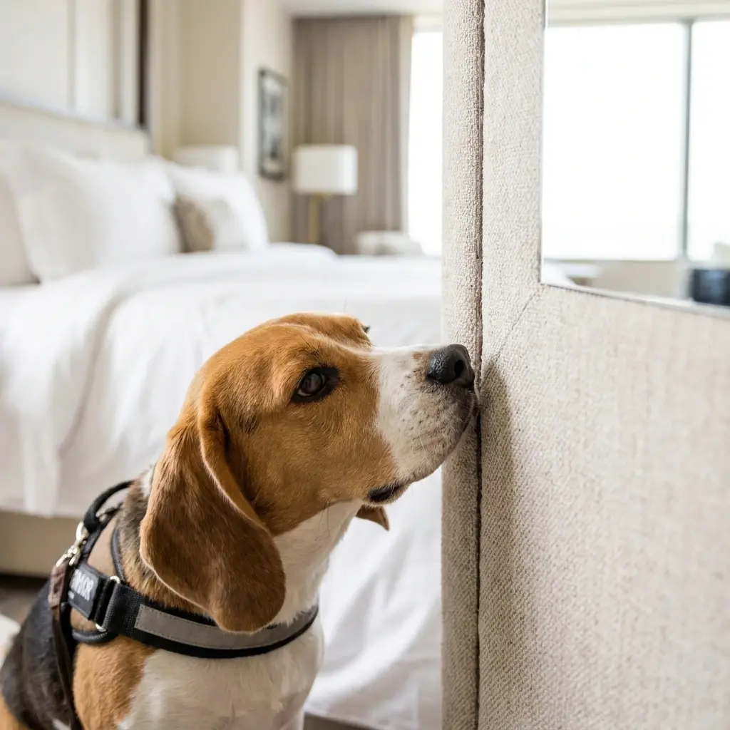 Comment se déroule la détection canine à Brumath ?