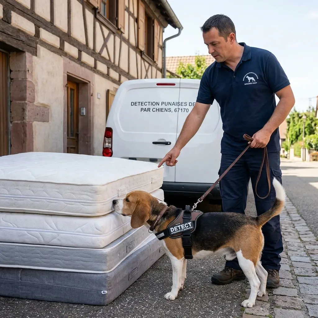 Comment se déroule la détection canine à Wingersheim les Quatre Bans ?