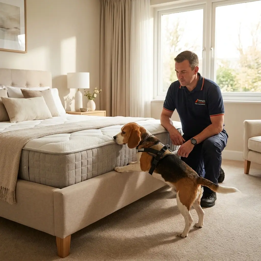 Comment réagir avant l'arrivée du chien expert à Wolfisheim ?
