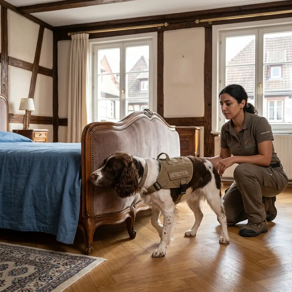 Comment fonctionne la recherche canine sur place