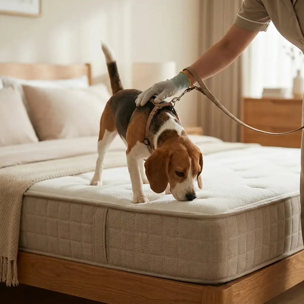 Comment fonctionne la recherche canine sur place ?