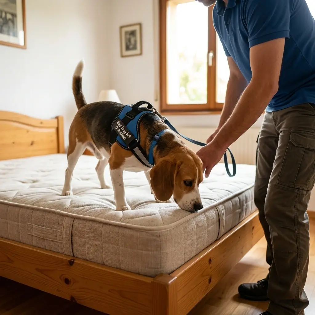 Comment se déroule la détection canine à Bischwiller ?