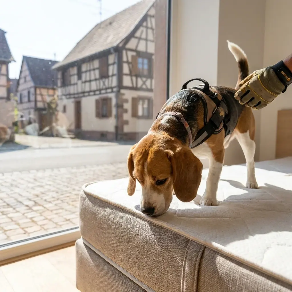 Comment se déroule la détection canine à Soultz-sous-Forêts ?