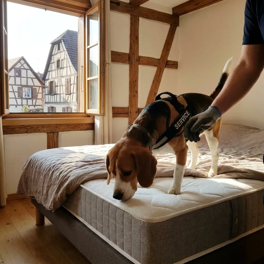 Comment se déroule la détection canine à Truchtersheim ?