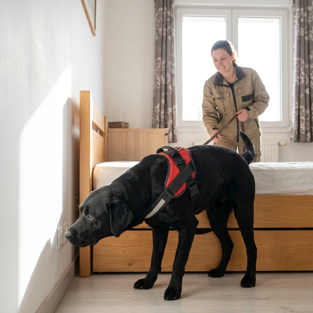 Comment réagir avant et après la détection canine à Marckolsheim