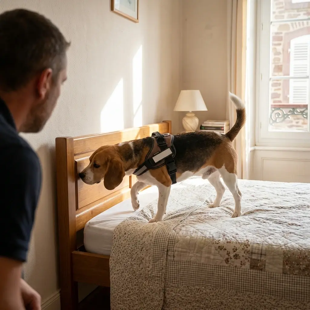 Comment fonctionne la détection canine sur place