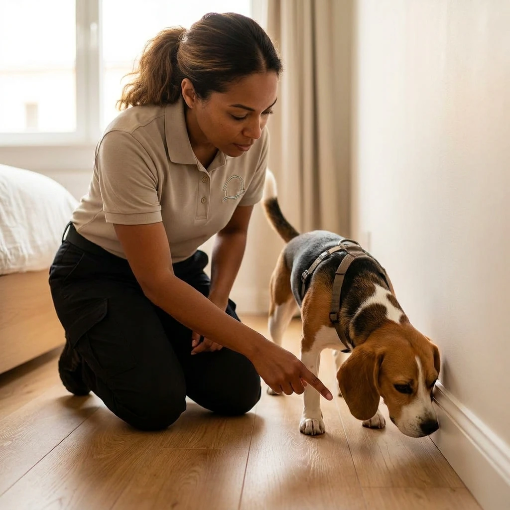 Comment se déroule la détection canine à Souffelweyersheim ?