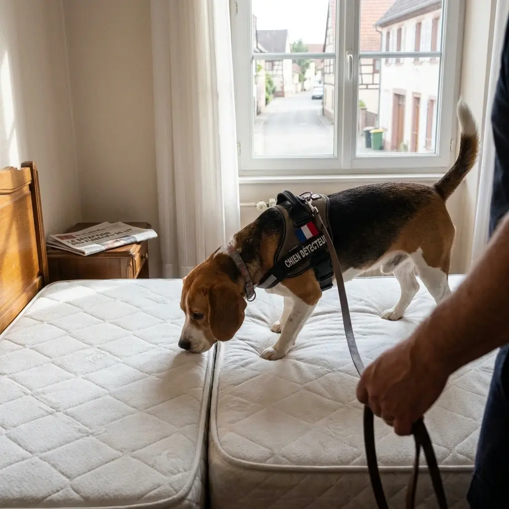 Le fonctionnement de la détection canine sur place