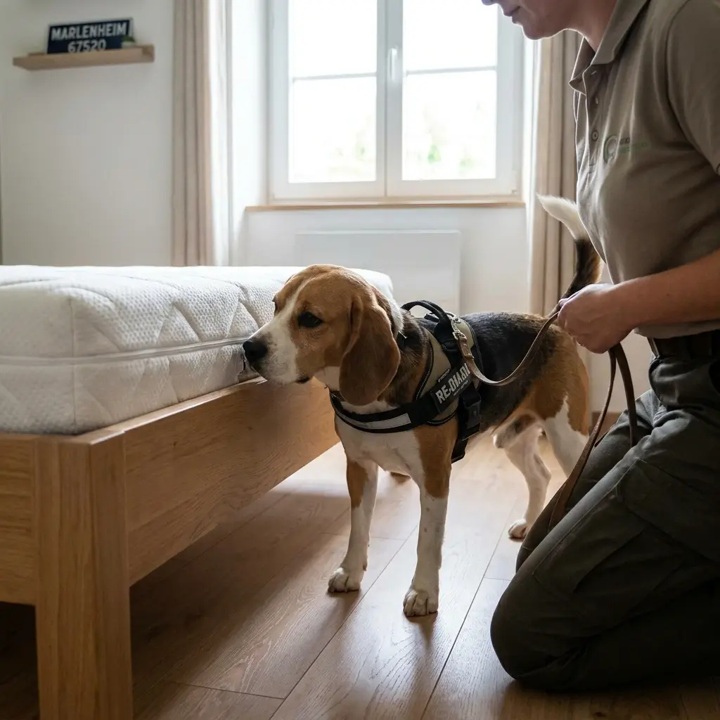 Comment se déroule la détection canine à Marlenheim ?