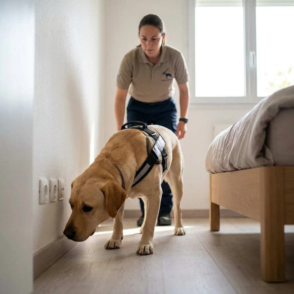 Comment se déroule la détection canine à Vendenheim ?