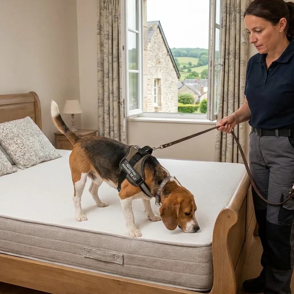 Comment réagir avant l'arrivée du chien expert à Rosheim ?