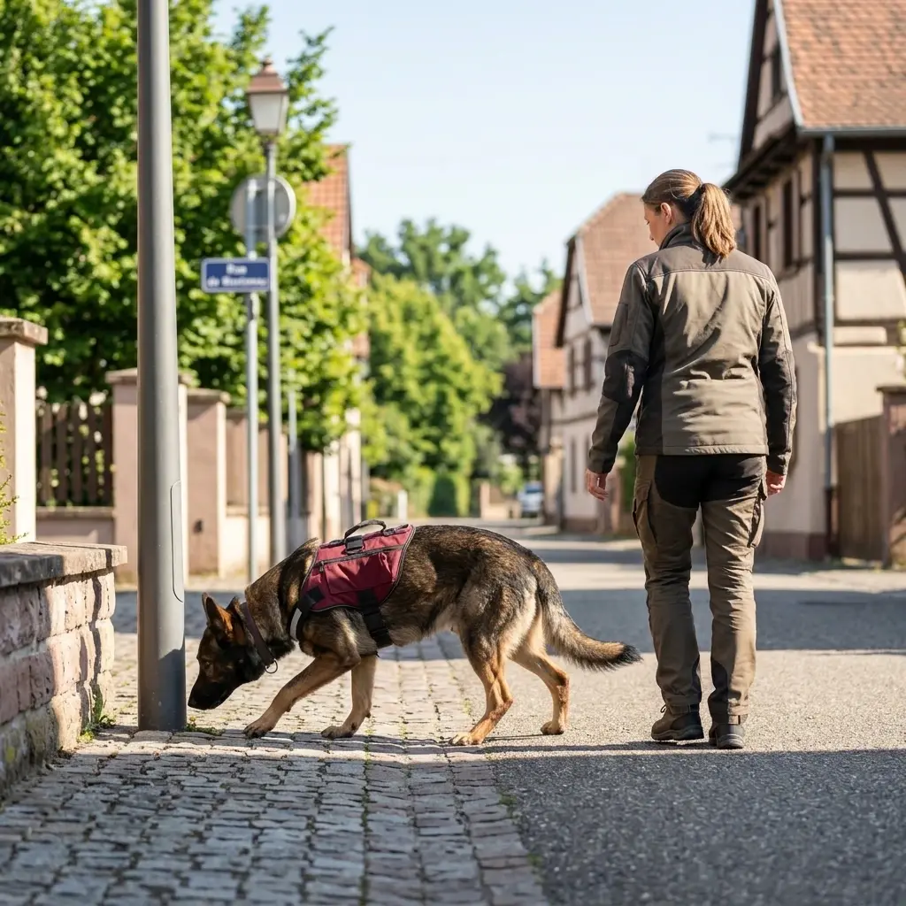 Comment se déroule la détection canine à La Wantzenau ?