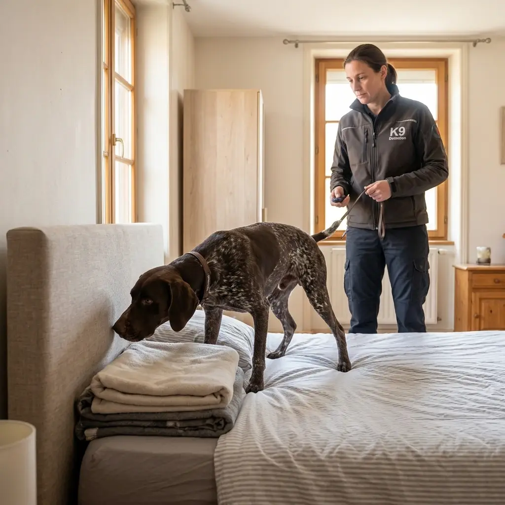 Comment se déroule la détection canine à Lipsheim ?