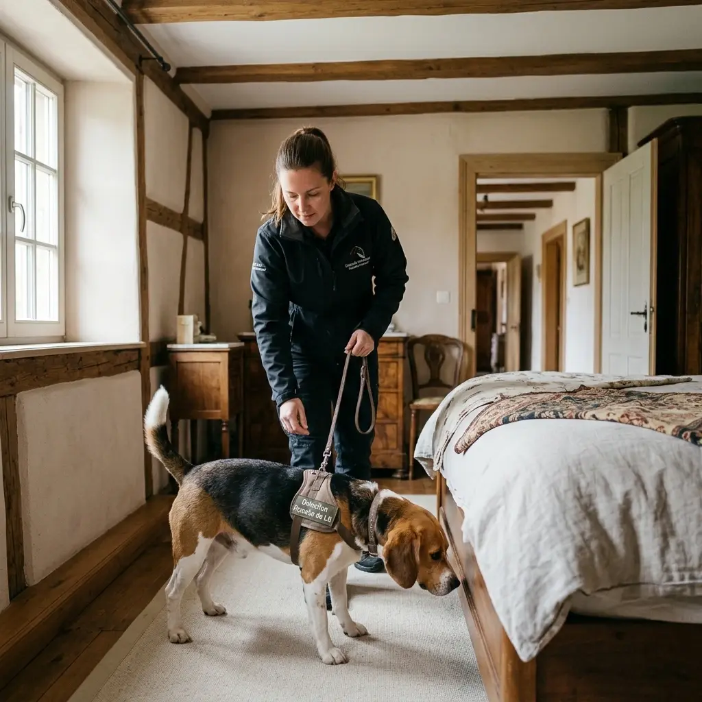Détection canine punaise de lit Dambach-la-Ville (67650)