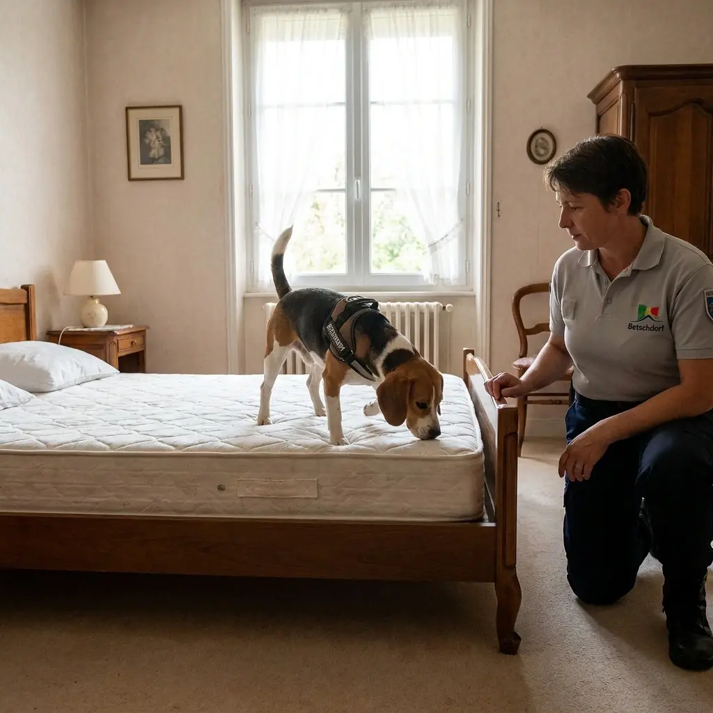 Le fonctionnement de la détection canine sur place