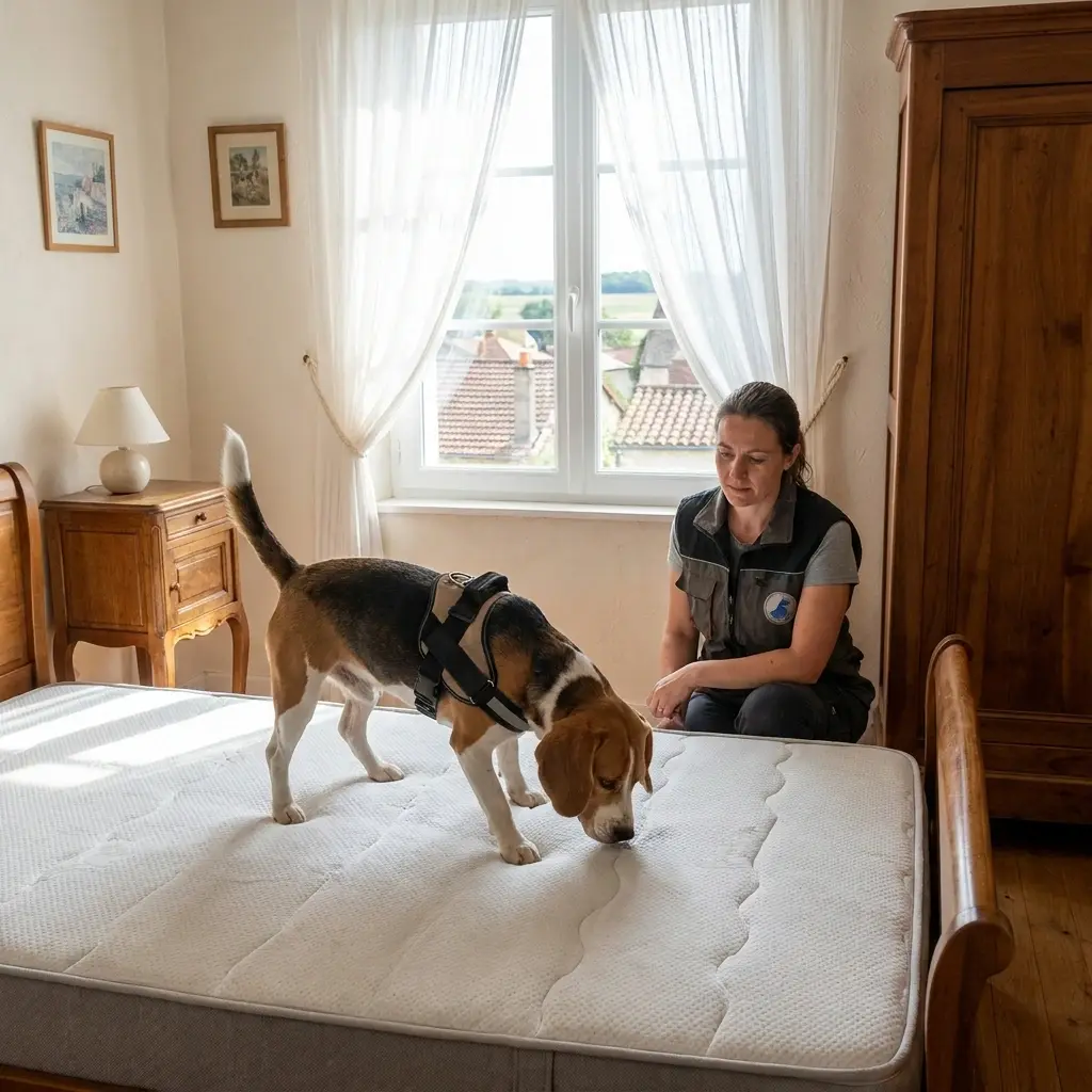 Comment se déroule la recherche canine à Betschdorf ?