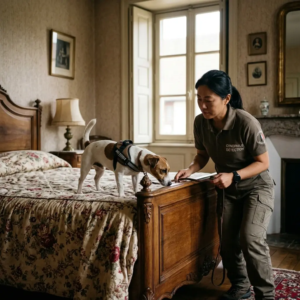 Comment se déroule la détection canine à Mommenheim ?