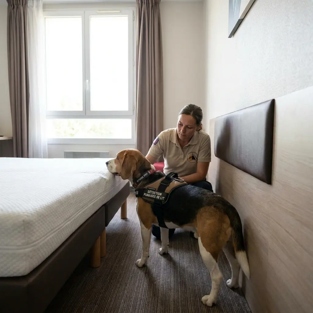 Comment réagir avant l'arrivée du chien expert à Wittisheim ?