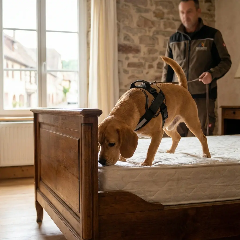 Comment se déroule la détection canine à Wittisheim ?