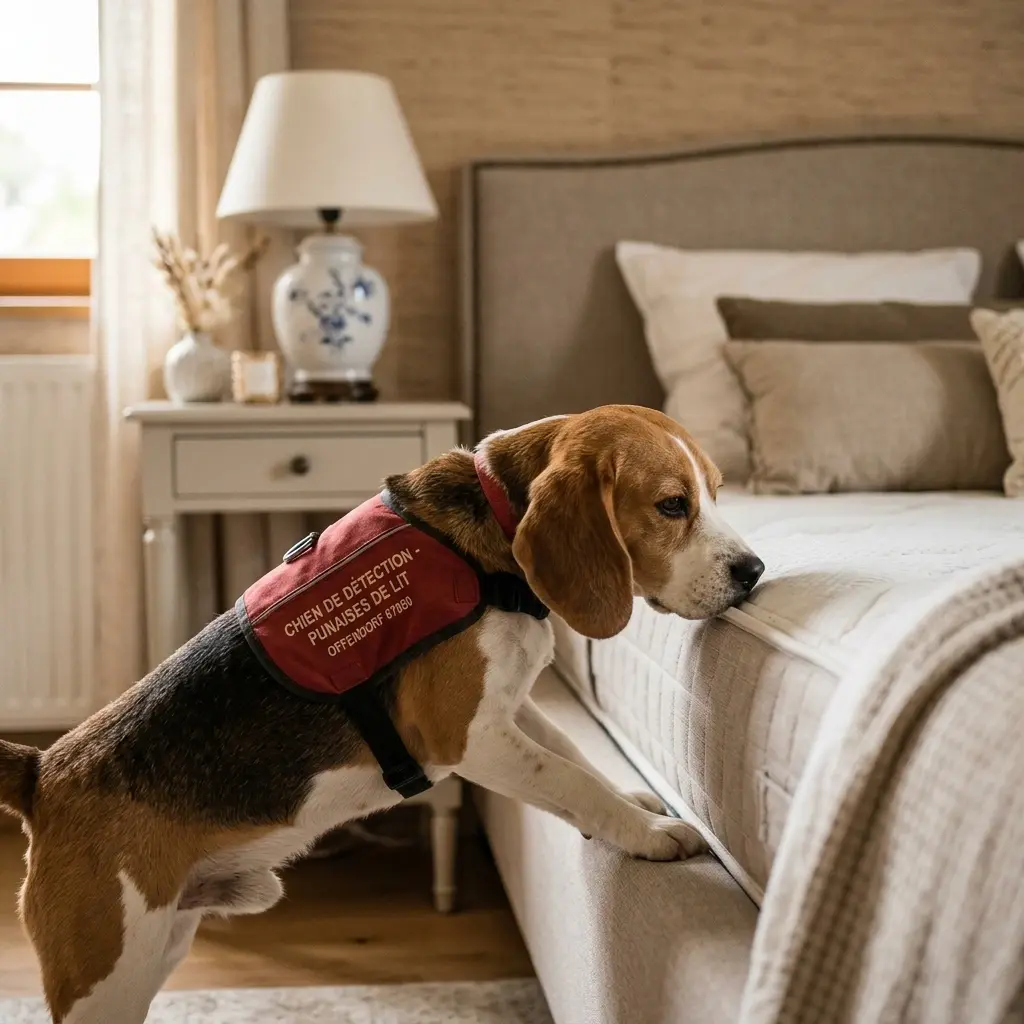 Comment se déroule la détection canine à Offendorf ?