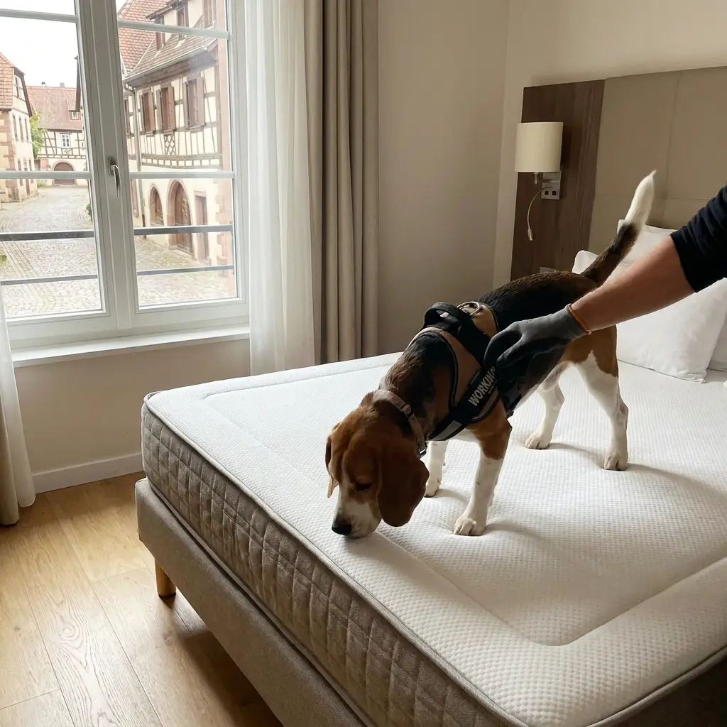 Comment se déroule la détection canine à Illzach ?