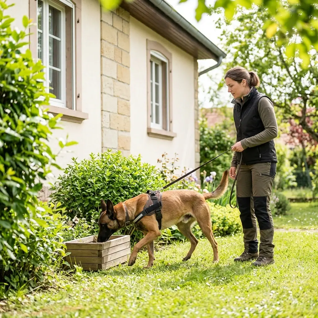 Comment se déroule la détection canine à Richwiller ?